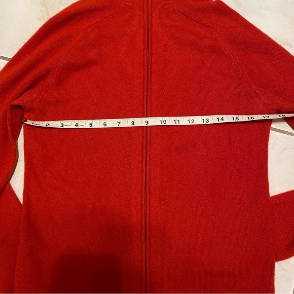 - Madison Studio Red cardigan sweater 100% cashmere size S - Picture 5 of 7